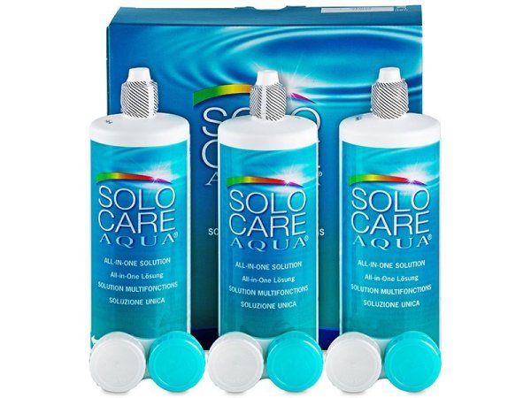 Solo Care Aqua inkl. flacher Behälter (3x360ml)