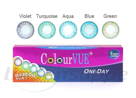 TruBlends One-Day Rainbow Pack 2 (Journalières) (10 lentilles)