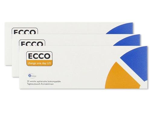 Ecco change one day UV (90 lentilles)