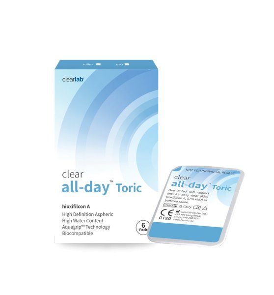 Clear all-day T (6 lentilles)
