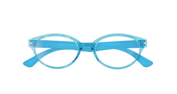 MARLENE - Lunette lecture Retro-Plastique bleu clair