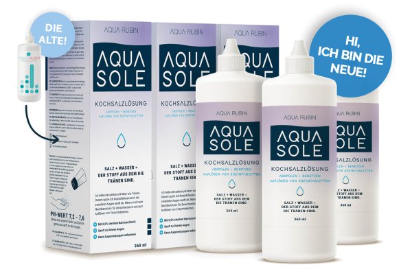 AQUA SOLE - Saline (3x360ml)