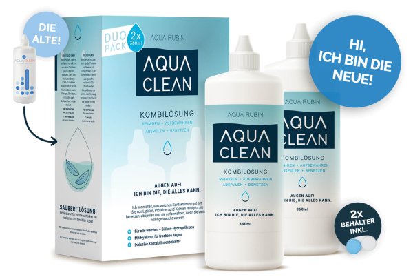 AQUA CLEAN - Solution (2x360ml)