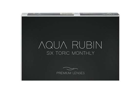 Aqua Rubin Premium - Six toric monthly - Monatslinse 6er