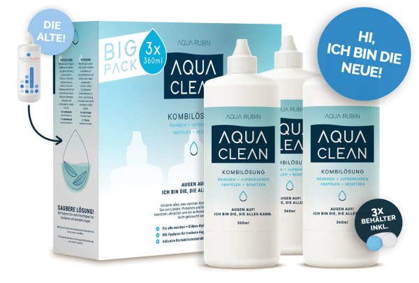 AQUA CLEAN - Solution (3x360ml)